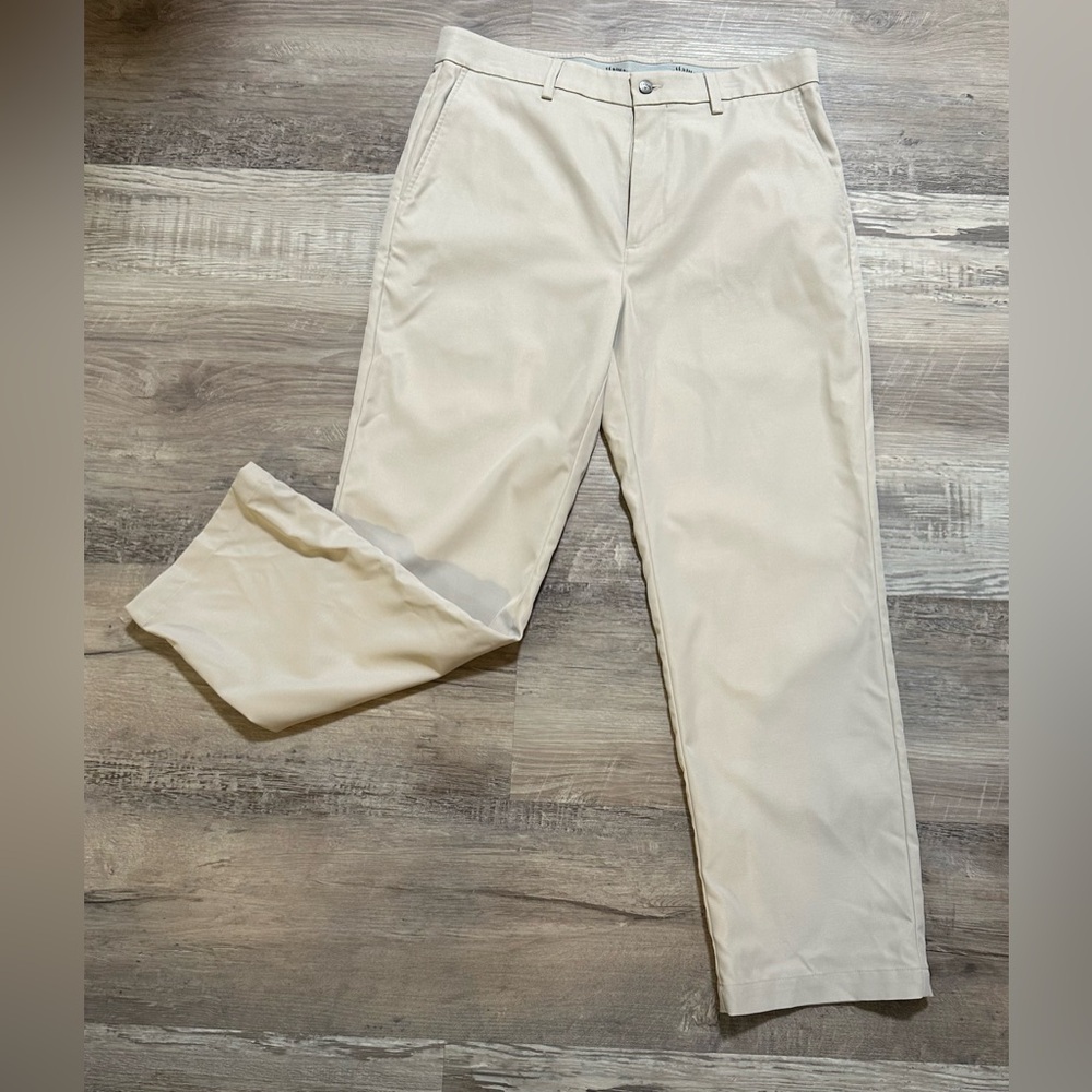 Callaway Pants Mens 34x30 Beige Chino Golf Stretch Regular Fit Active Waistband